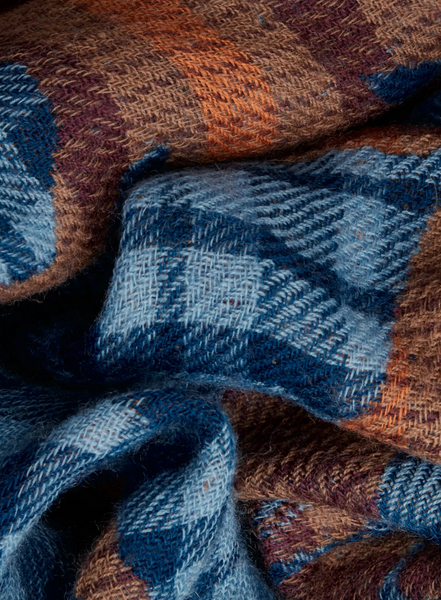 Etole 100 Jacquard Scarf in Navy - Mag.Pi